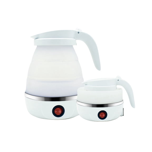 Portable Foldable Travel Kettle - Mini Collapsible Electric Hot Water Kettle with Temperature Control, Auto Shut-Off & Keep Warm, for Home, Hotel & Travel Use