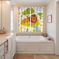 thumbnail image 3 of Cute Lion Kitchen Curtains 63 Inch Length, Funny Animal Cartoon Modern Grommet Top Bedroom Living Room Curtains, Light Filtering Cafe Curtain Drapes 2 Panels Set 84''x63'', 3 of 9