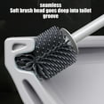 thumbnail image 6 of YMARPT Toilet Brush With Bristles Bathroom Cleaning Bowl Brush Kit Modern And Compact Toilet Cleaner Brush Long Handle Bristles For Bathroom for Home Household Cleaning, 6 of 6