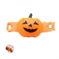 thumbnail image 4 of Wosthever brillante de calabaza de Halloween luminosa de de Halloween Reloj brillante naranja de Halloween con de botón Kits de decoración para fiestas No.1 Wosthever HA027278-01, 4 of 6