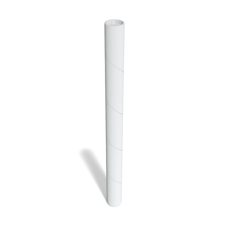 Staples 4 x 36 Snap Cap Mailing Tube White (ZSTAP40368W) H-3638