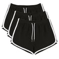 thumbnail image 2 of Xunlbb Shorts for Women Workout Shorts 3PC Women Casual Summer Sports Shorts Workout Yoga Shorts Active Shorts S-3XL on Clearance, 2 of 7