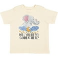 thumbnail image 3 of Inktastic Will You Be My Godfather? Elephants Moon and Stars Boys or Girls Toddler T-Shirt, 3 of 5