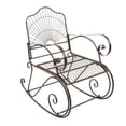 thumbnail image 3 of Iron Wire Single Rocking Chair Dark Brown, 3 of 15