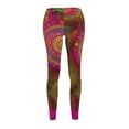thumbnail image 3 of 'Wheel' Women's Cut & Sew Casual Leggings (AOP), 3 of 7