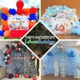 thumbnail image 4 of Little Butterfly Glitter Purple Baby Shower Backdrop, 4 of 8
