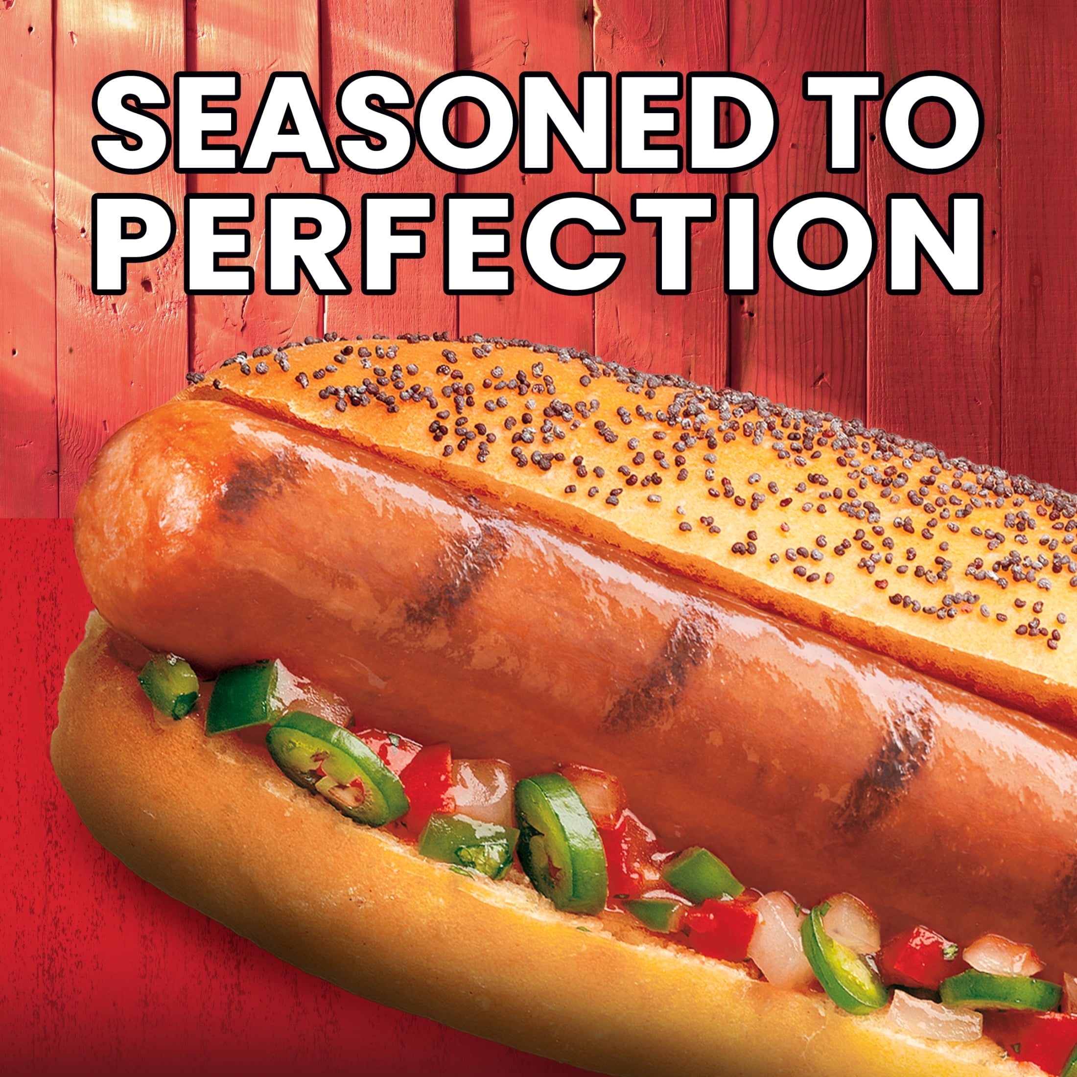 Hillshire Farm Beef Hot Smoked Sausage Links with Spicy Red Pepper, 12 oz, 6 Count
