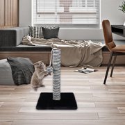 15'' Tall Cat with Track Ball Scratcher Bite-Resistant Furniture Pet Cats Vertical Stretch Indoor Climbing Exercise