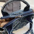 thumbnail image 7 of Hfppkn Star Print Denim Crossbody Handbag Y2K Multi-Pocket Shoulder Purse for Daily Use 23x10x18cm Blue, 7 of 7