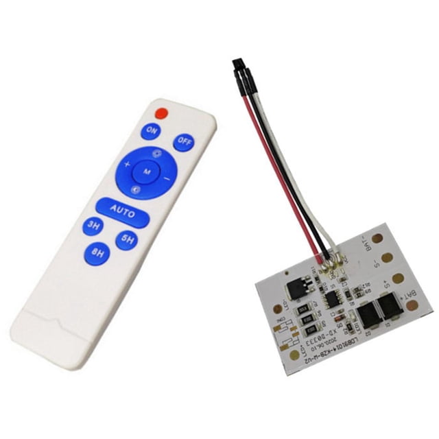 JShteea 5pcs 3.2V 3.7V Controlador Techo Solar Con Control Remoto