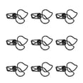 thumbnail image 5 of Hollow Binder Clips,100Pcs Peach Binder Clips Peach Binder Clips Small Paper Clips Optimal Efficiency, 5 of 5