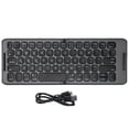 thumbnail image 2 of Folding Keyboard, 90mAh Battery Foldable  Keyboard 65 Keys  For Phones For Laptops, 2 of 8