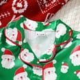 thumbnail image 7 of NIEWTR Christmas Pajamas Boys Girls Christmas Pajama Holiday PJs Cotton Kids Sleepwear Christmas Sets (12-18 Months,Green), 7 of 7