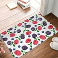 thumbnail image 2 of Non Slip Door Mat, Blueberry berries Print Fast Drying Bath Tub Mats, Absorbent Bathroom Rugs Entrance Welcome Mat, Bath MatS for Tub, Floor, Home, Kitchen, Hotel,16x24in, 2 of 6