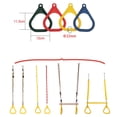 thumbnail image 2 of Columpio Al Aire Libre perfke 6 Piezas Anillos de Gimnasia Para Niños, 2 of 9