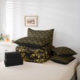 thumbnail image 6 of Feelyou Gold Mandala Damask Twin Bedding Sets 7-Piece, Cartoon Ghost Bedding Comforter Set, 6 of 8
