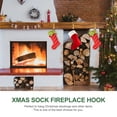 thumbnail image 4 of 4 ganchos para colgar calcetines navideños y repisas de chimenea (dorados), 4 of 7