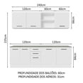 thumbnail image 3 of Cocina Integral Completa Modular Madesa Agata 240cm BB 02, 3 of 5