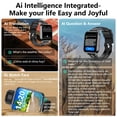 thumbnail image 2 of Reloj inteligente Brhgph GPS AI con monitor de frecuencia cardíaca y sueño IP68, 2 of 8