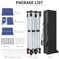 thumbnail image 6 of HOTEEL 10'x20' Pop up Canopy Tent with 6 Removable Sidewalls, Instant Outdoor Canopy Shelter with Upgrade Raised Roof and Carry Bag,Dark Blue, 6 of 12