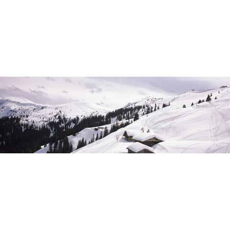 High Angle View of Ski Resort, Kitzbuhel Alps, Wildschonau, Kufstein, Tyrol, Austria Print Wall Art By Panoramic (Best View Of Alps In Austria)