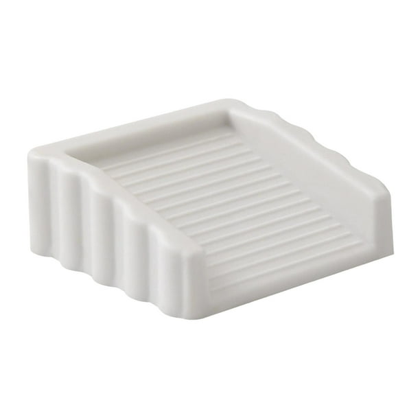 Tope de puerta para mantener la puerta abierta, goma para la parte inferior de la puerta, protector de pared 1 pieza blanca