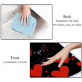 thumbnail image 4 of Valentine's Day Canvas Waterproof Picnic Mat | Outdoor Beach Blanket for Camping & Travel - Large Foldable Picnic Mat with Tote Bag for Outdoor Events, 4 of 6