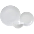 thumbnail image 2 of Coupe Dinnerware Set, White Porcelain, Microwave and Dishwasher Safe, 18-Piece, Service for 6, 2 of 6