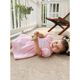 thumbnail image 4 of BemeyourBBs Jesus Love Me Baby Girls Clothes Toddler Baby Girl Easter Dress Outfits Summer Spring Short Sleeve Doll Collar Letter Cross Embroidery A-line Dress, 4 of 9