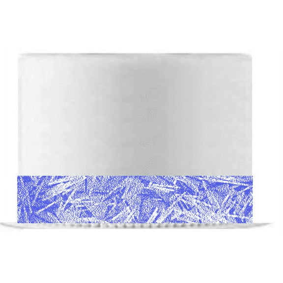 Purple Chalkboard Edible Cake Decoration Ribbon -6 Slim Strips