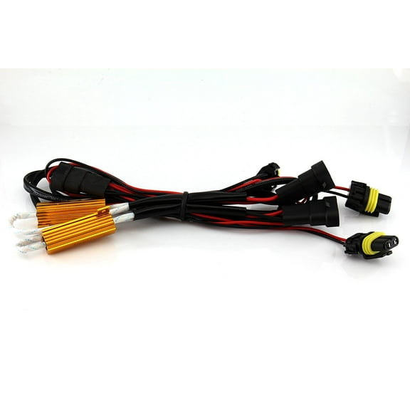 9005 LED DRL Fog Light Canbus 50W 6Ohm Load Resistor Wiring Canceller Decoder