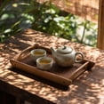 thumbnail image 4 of TACILIP Home Decor, 1PC Wooden Tray Platter For Living Room Coffee Tables Suitable For Snacks Fruit And General Storage Or Organization, Gifts for Him, 4 of 7