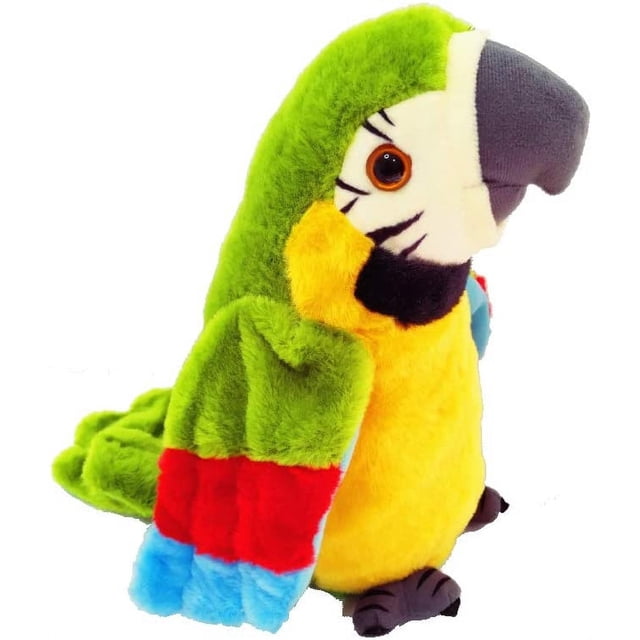 Talking Parrot Repeats What You Say Mimicry Pet Toy