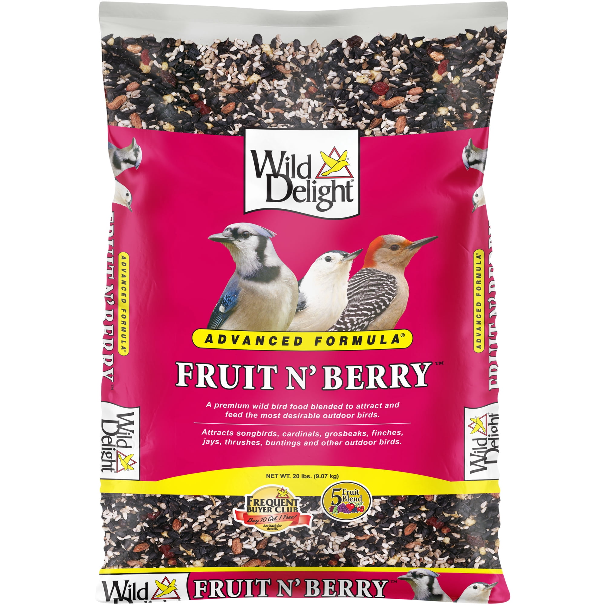 Wild Delight Advanced Formula Fruit N' Berry Bird Food 20 lb
