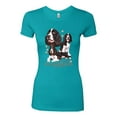 thumbnail image 2 of If It's Not an English Springer Spaniel It's Just a Dog Gift | Womens Dog Lover Slim Fit Junior Tee, Tahiti Blue, Large, 2 of 3