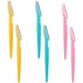 thumbnail image 1 of Set de 6 Eyebrow Razor, Maquinilla de afeitar ceja afeitadora con cubierta de precisión para mujer (6 piezas), 1 of 5