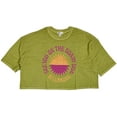 thumbnail image 5 of Billabong Women's True Cropped Oversized Boyfriend Relaxed Fit Tee T-Shirt (Medium, Seaweed (Green Vintage Wash)), 5 of 6