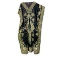 thumbnail image 2 of Long-Kaftan-dress-Hippy-Boho-Maxi-One-Size-Women-india--Tunic-Dress-Night-Gown, 2 of 3