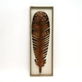 thumbnail image 1 of Jeco HD-WA044 Seal Brown Metallic Feather Wall Decor, 1 of 1