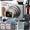 thumbnail image 1 of Canon PowerShot SX740 HS Digital Camera (Silver) with 2 Pack 32GB Memory Card + Case + Tripod + ZeeTech Professional Bundle, 1 of 5