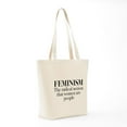 thumbnail image 7 of CafePress - Feminism Tote Bag - Unisex Canvas Tote Bag, Beige, 1-Piece, 7 of 7