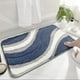 thumbnail image 4 of Alfombras de baño, alfombras para sala de estar, alfombra de área, alfombra de baño, alfombras de baño de microfibra suave y absorbente, alfombra de baño con forma, alfombra de baño antideslizante par, 4 of 5