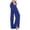 Blue, variant on biudgviw Pajama Pants for Women Side Slit Wide Leg Sleepwear Side Slit Comfy Pull on High Waisted Yoga Pants Lounge Bottoms