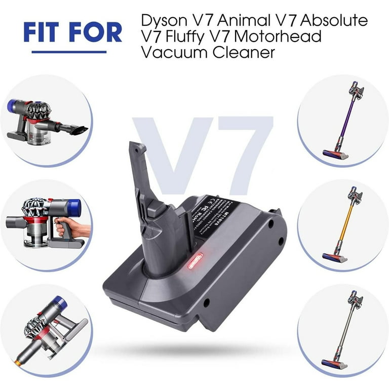 Vhbw Chargeur pour aspirateur compatible avec Dyson V7 Fluffy, V7