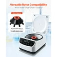 thumbnail image 2 of VEVOR Centrifuge Machine 2/5/10/15ml Low Speed 500-4000rpm with 1 Rotor and Timer, 2 of 9