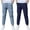 Navy, variant on HomeGardon Boys Jogger Pants Linen School Uniform Elastic Waist Drawstring Trousers Solid Color Kids Chino Pants 2PC Casual Loose Twill Summer Boys Pants with Pockets