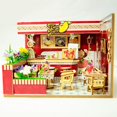 thumbnail image 2 of de en miniatura DIY, Juego de muebles de , de madera, DIY de escala 1: 24, Accesorios de DIY Zulema Kit de casa de muñecas en miniatura DIY, 2 of 8
