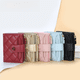 thumbnail image 5 of Cartera corta para mujer, estilo coreano, monedero con cremallera para múltiples tarjetas, tarjetero con hebilla vertical para licencia de conducir, 5 of 6