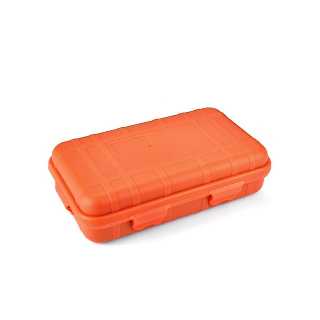 ziyahi Survival Case Waterproof Shockproof Outdoor Emergency Storage Box Plastic Sponge Climbing Reusable Container Packing Orange
