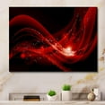 thumbnail image 3 of Designart Dark Red Vector Canvas Wall Art, 3 of 4
